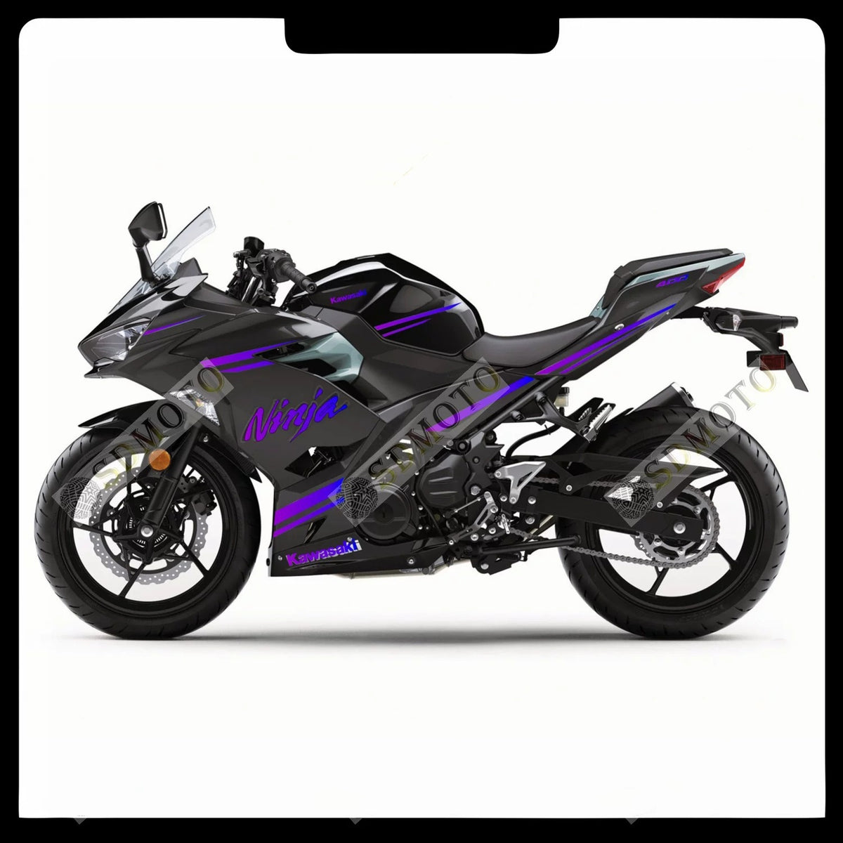 Kawasaki Ninja 400 ZX-4R Full Body Decals Waterproof Motorcycle Graphics Stickers
