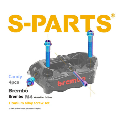 SPARTS BMW RnineT Titanium Alloy Motorcycle Bolt Upgrade Kit
