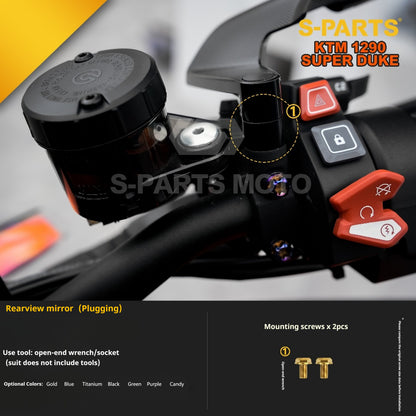 SPARTS Titanium Alloy Fasteners Compatible with KTM Super Duke 1290