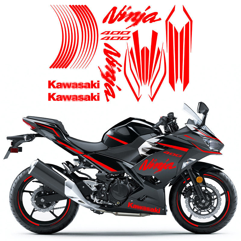 Kawasaki Ninja 400 Claw Graphics Full Body Decal Kit Waterproof Motorcycle Stickers