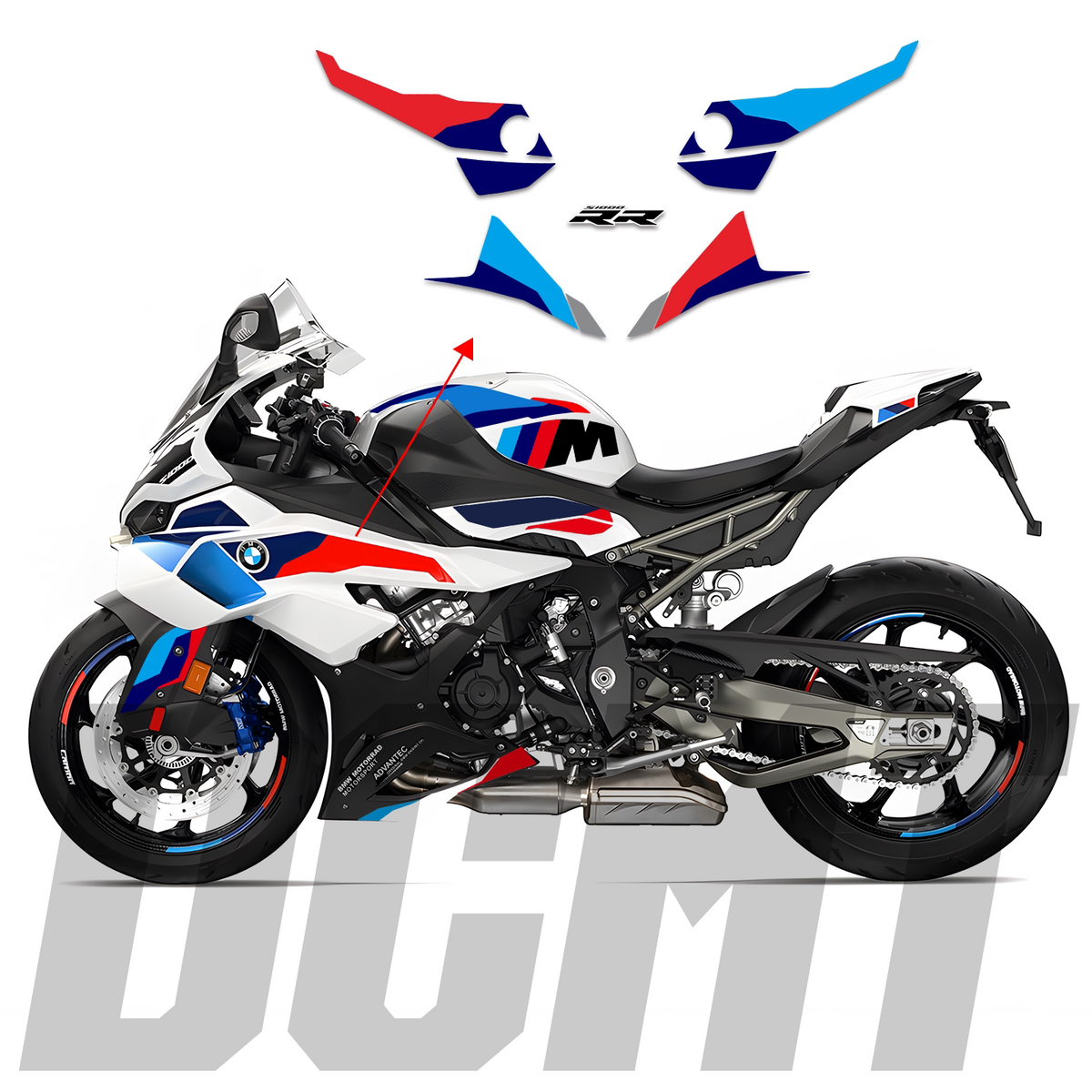BMW S1000RR 2025 Full Body Graphics Kit