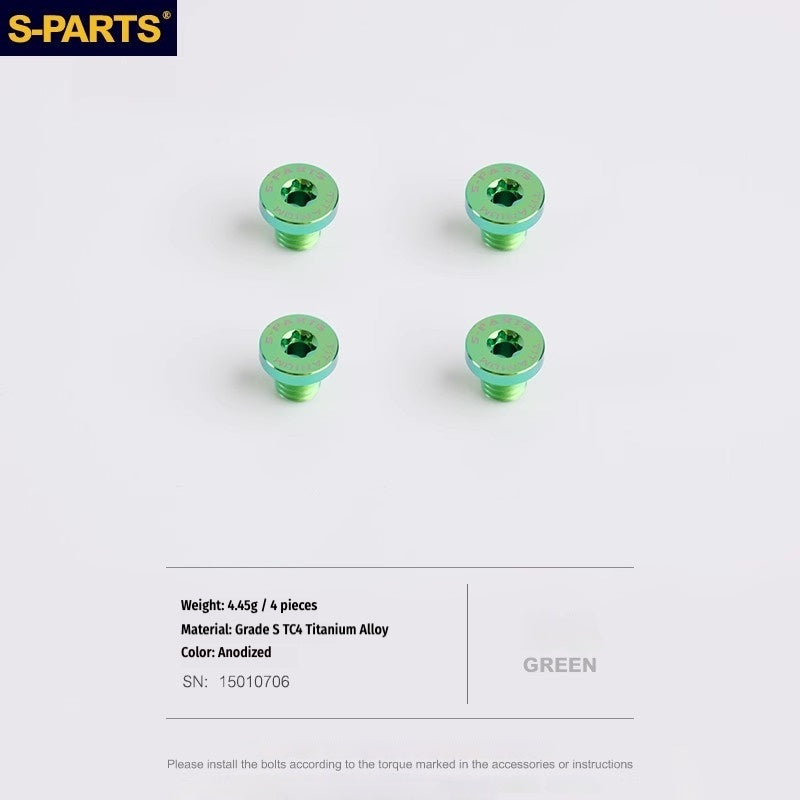 SPARTS Titanium Helmet Visor Screws Kit for ARAI RX7X – Lightweight & CNC Machined