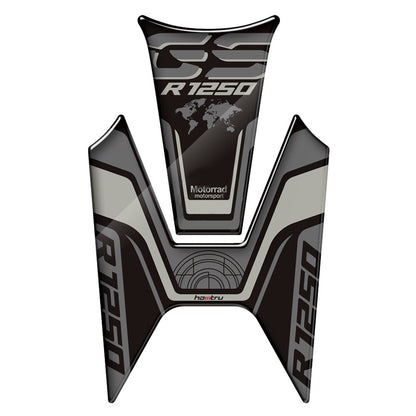 BMW R1250GS / R1200GS (2014–2022) Fuel Tank Fishbone Grip Pad Sticker Anti-Slip Tank Protector Decal Kit Motorcycle Styling Accessory