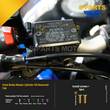 SPARTS Titanium Bolt Kit | TC4 Grade for  Yamaha MT-09 Motorcycle Fasteners