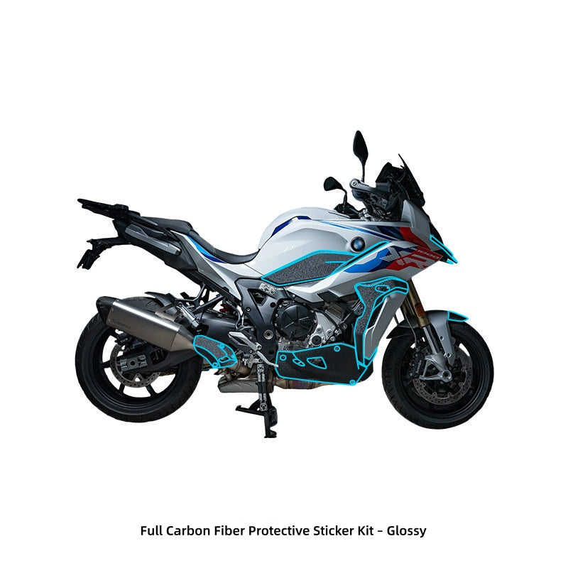BMW S1000XR 2021-2023 Carbon Fiber Body Protection Decals PVC Anti-Slip Tank Pads Motorcycle Accessories