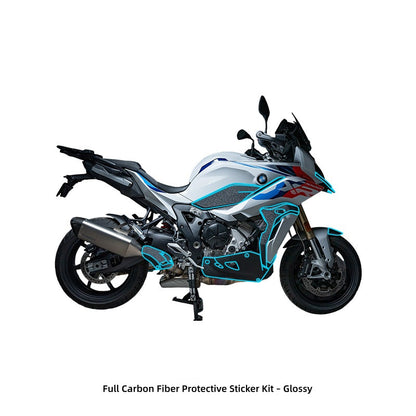 BMW S1000XR 2021-2023 Carbon Fiber Body Protection Decals PVC Anti-Slip Tank Pads Motorcycle Accessories