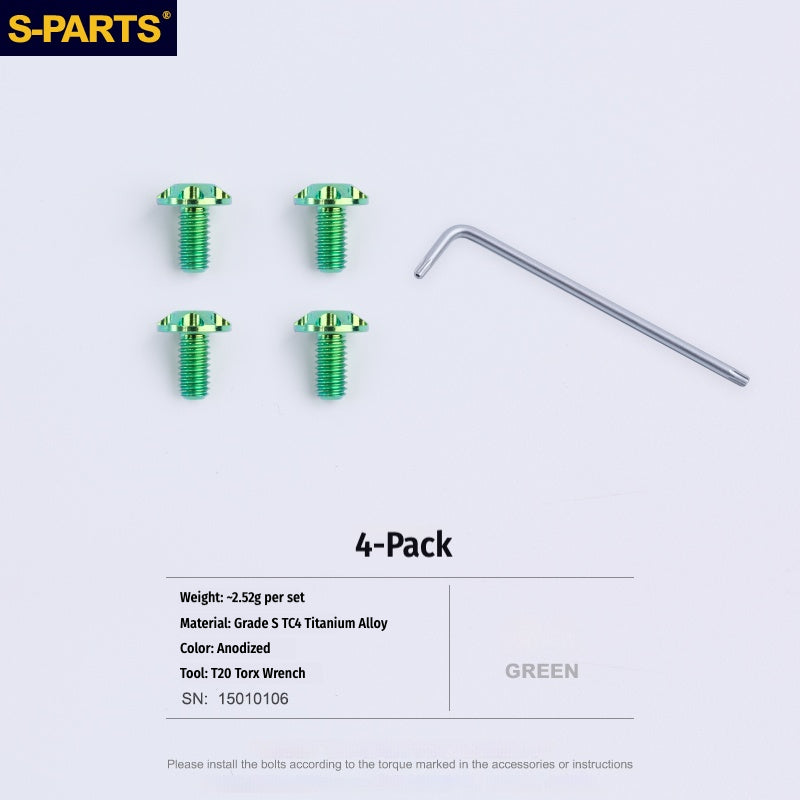 SPARTS Titanium Visor Mechanism Screws for SHOEI Z7\Z8\X14\GTAIR\GTAIR2