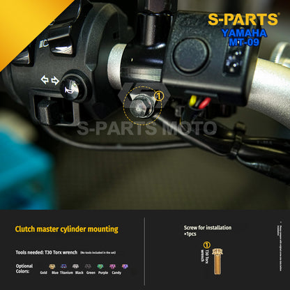 SPARTS Titanium Bolt Kit | TC4 Grade for  Yamaha MT-09 Motorcycle Fasteners