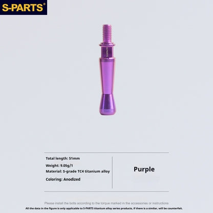 SPARTS Titanium Side Stand Auxiliary Pin for Ducati