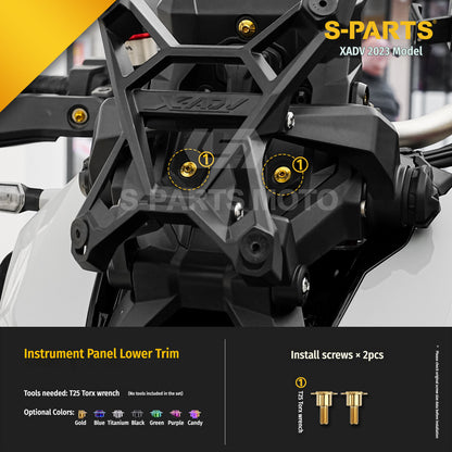 SPARTS  Titanium Alloy  Upgrade Bolt Set for Honda XADV 750 2023 Motorcycle