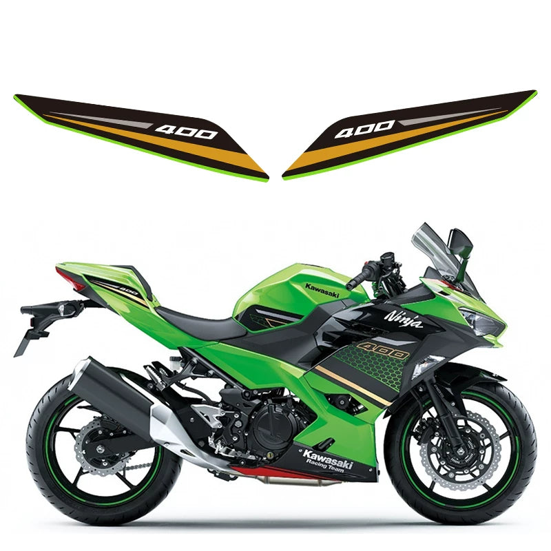 Kawasaki Ninja 400 Full Motorcycle Graphic Decal Kit Fairing Body Stickers