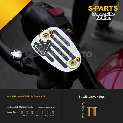 SPARTS Titanium Set Screws for Triumph Bonneville Bobber Motorcycle