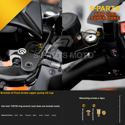 SPARTS Titanium Alloy Fasteners Compatible with KTM Super Duke 1290