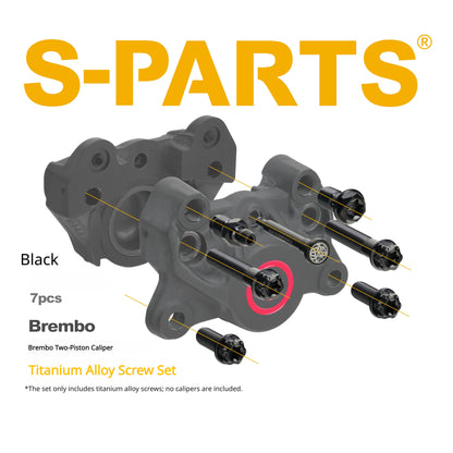 SPARTS Brembo Basic 2-Piston / 4-Piston Caliper Titanium Bolt Kit