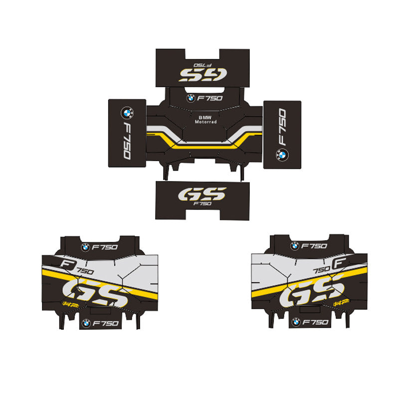 BMW R1250GS F750GS F850GS ADV OEM Vario Case Protection Decals Waterproof Anti-Scratch Pannier Sticker Kit