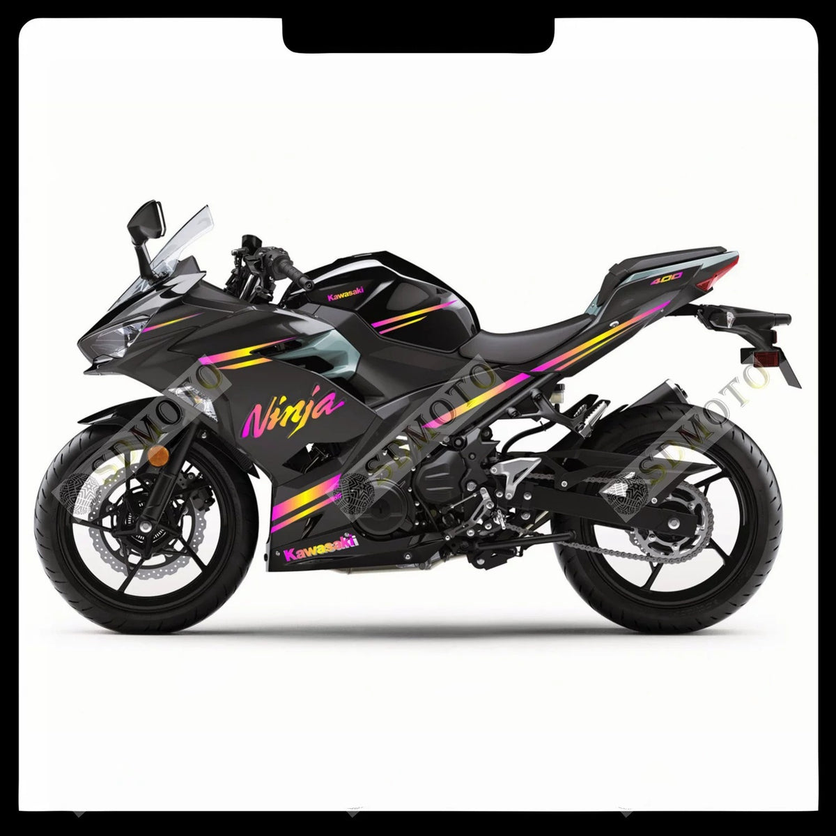 Kawasaki Ninja 400 ZX-4R Full Body Decals Waterproof Motorcycle Graphics Stickers