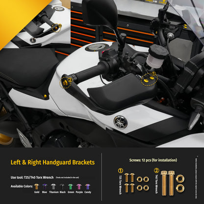 SPARTS Titanium Bolt Kit for Yamaha Tracer 9GT 2023-Front / Cockpit System