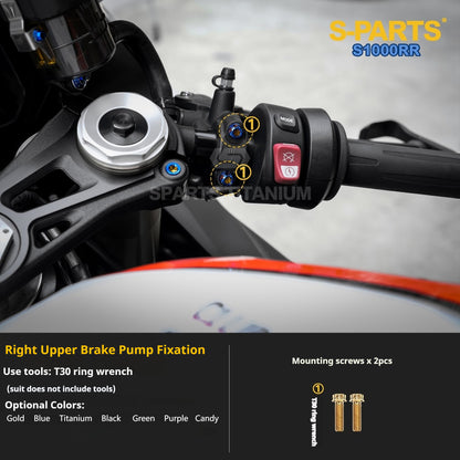 SPARTS | BMW S1000RR Titanium Bolt Upgrade Kit