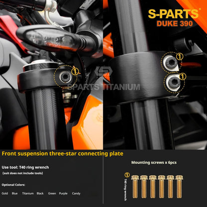 SPARTS KTM Duke 390 Full Bike Titanium Bolt Kit | Premium TC4 Motorcycle Fasteners