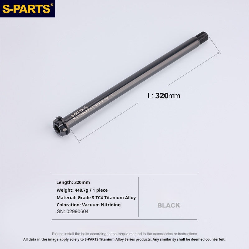 SPARTS Honda CBR650 Titanium Axle Kit (Front & Rear) – Lightweight Motorcycle Upgrade Set