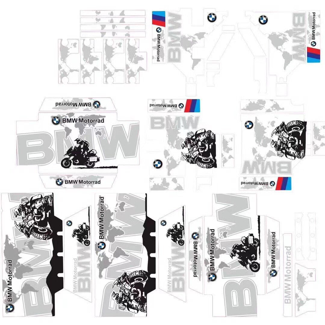 BMW F750GS / F850GS / R1250GS ADV OEM Aluminum Pannier Sticker Kit
