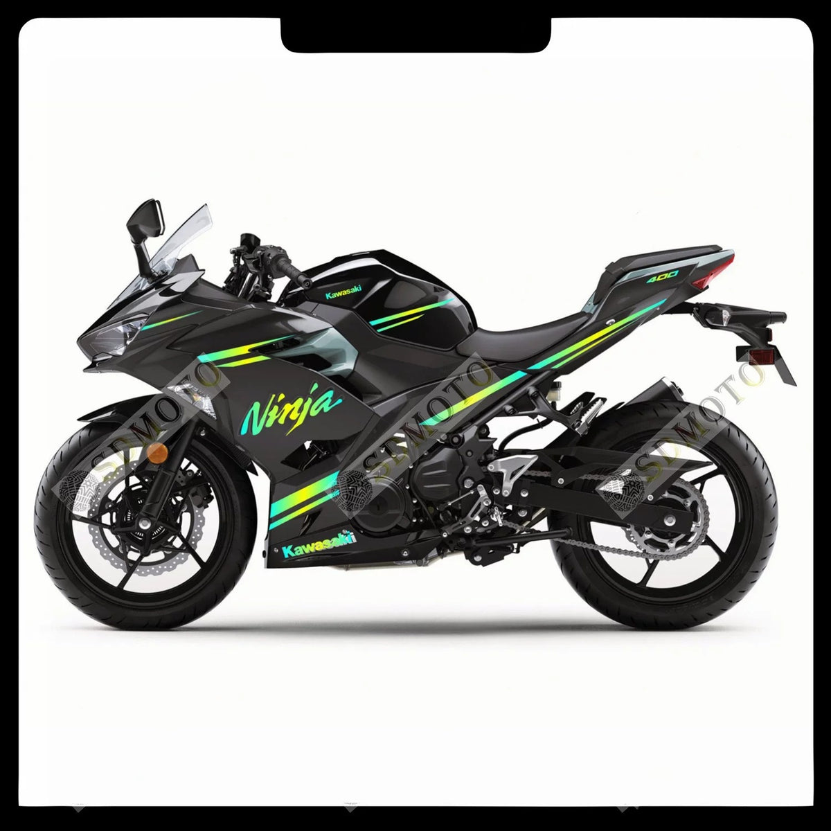 Kawasaki Ninja 400 ZX-4R Full Body Decals Waterproof Motorcycle Graphics Stickers
