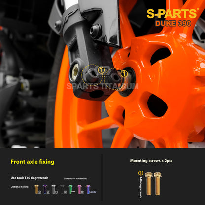 SPARTS KTM Duke 390 Full Bike Titanium Bolt Kit | Premium TC4 Motorcycle Fasteners
