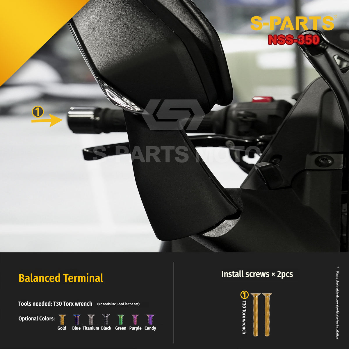 SPARTS Titanium Bolt Kit for Honda Forza NSS350 – Motorcycle Upgrade Fasteners
