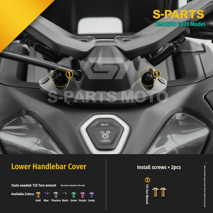 SPARTS Titanium Bolt Kit for Yamaha TMAX560 2023-Front & Cockpit System