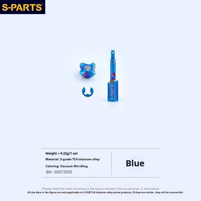 SPARTS TC4 Titanium Bolt Kit for Brembo RCS CC Master Cylinder | Motorcycle Brake Master Cylinder Fasteners