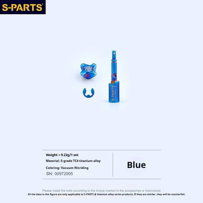 SPARTS TC4 Titanium Bolt Kit for Brembo RCS CC Master Cylinder | Motorcycle Brake Master Cylinder Fasteners