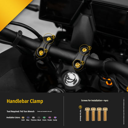 SPARTS Titanium Bolt Kit for Yamaha Tracer 9GT 2023-Front / Cockpit System