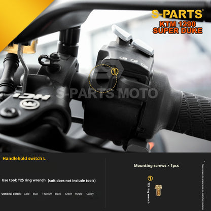 SPARTS Titanium Alloy Fasteners Compatible with KTM Super Duke 1290