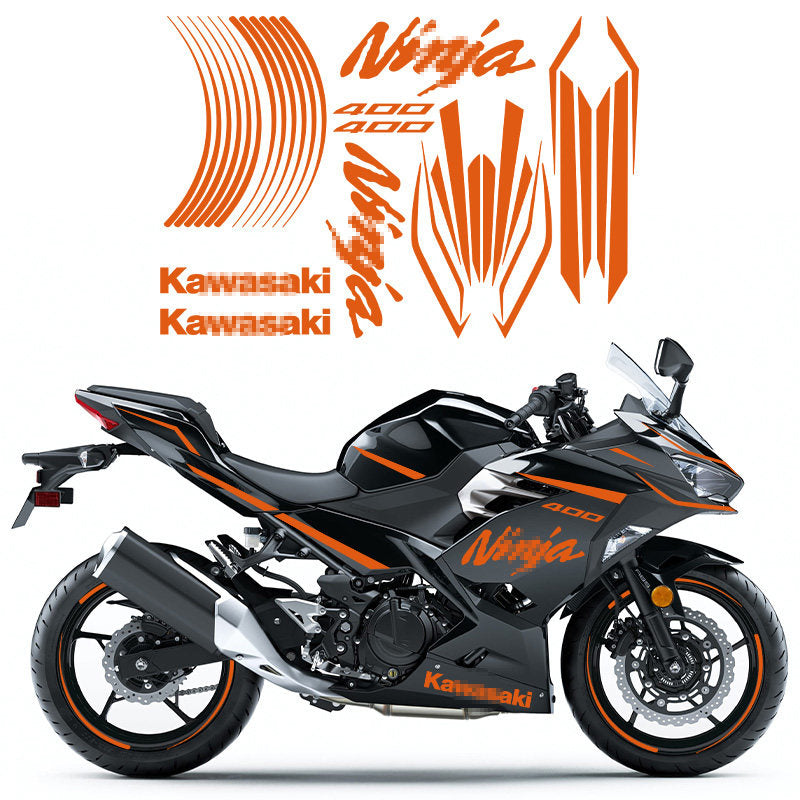 Kawasaki Ninja 400 Claw Graphics Full Body Decal Kit Waterproof Motorcycle Stickers