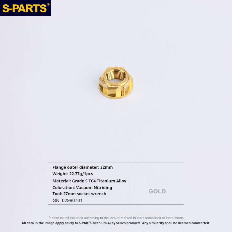 SPARTS Honda CBR650 Titanium Axle Kit (Front & Rear) – Lightweight Motorcycle Upgrade Set
