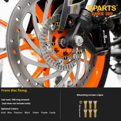 SPARTS KTM Duke 390 Full Bike Titanium Bolt Kit | Premium TC4 Motorcycle Fasteners