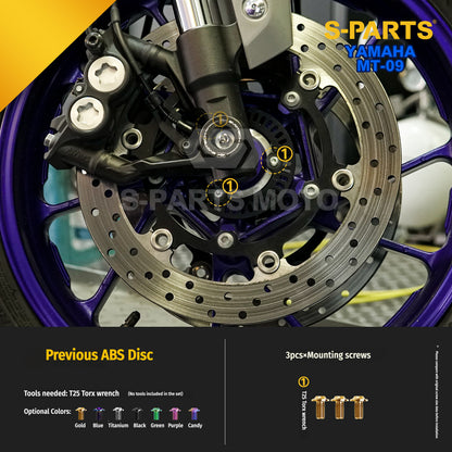 SPARTS Titanium Bolt Kit | TC4 Grade for  Yamaha MT-09 Motorcycle Fasteners