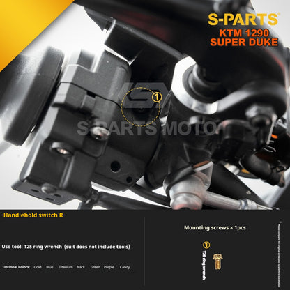 SPARTS Titanium Alloy Fasteners Compatible with KTM Super Duke 1290
