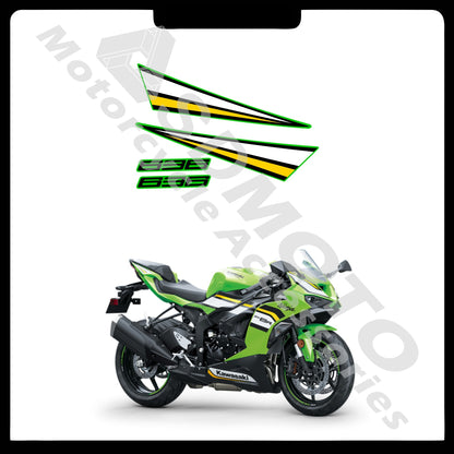 Kawasaki ZX-6R 636 2021-2025 Full Body Graphics Decals PVC Waterproof Motorcycle Fairing Stickers