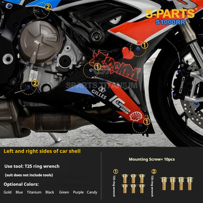 SPARTS | BMW S1000RR Titanium Bolt Upgrade Kit