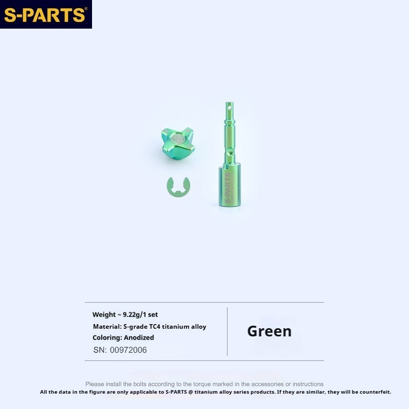 SPARTS TC4 Titanium Bolt Kit for Brembo RCS CC Master Cylinder | Motorcycle Brake Master Cylinder Fasteners