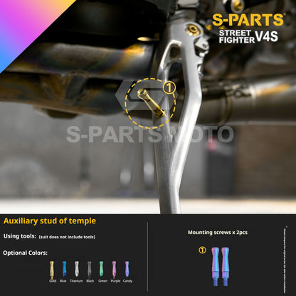 SPARTS Titanium Bolt Kit for Ducati Streetfighter V4S