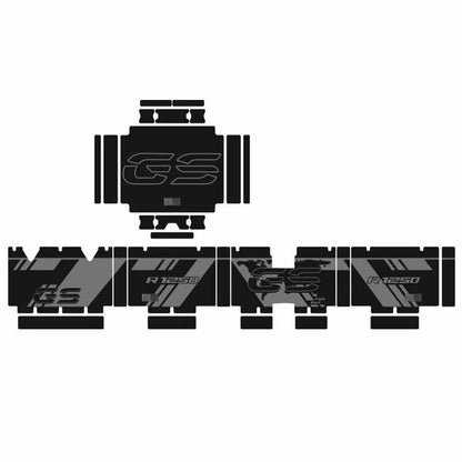 BMW F750GS / F850GS / R1250GS ADV OEM Aluminum Pannier Sticker Kit
