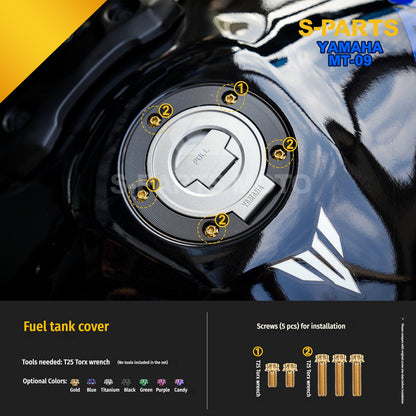 SPARTS Titanium Bolt Kit | TC4 Grade for  Yamaha MT-09 Motorcycle Fasteners