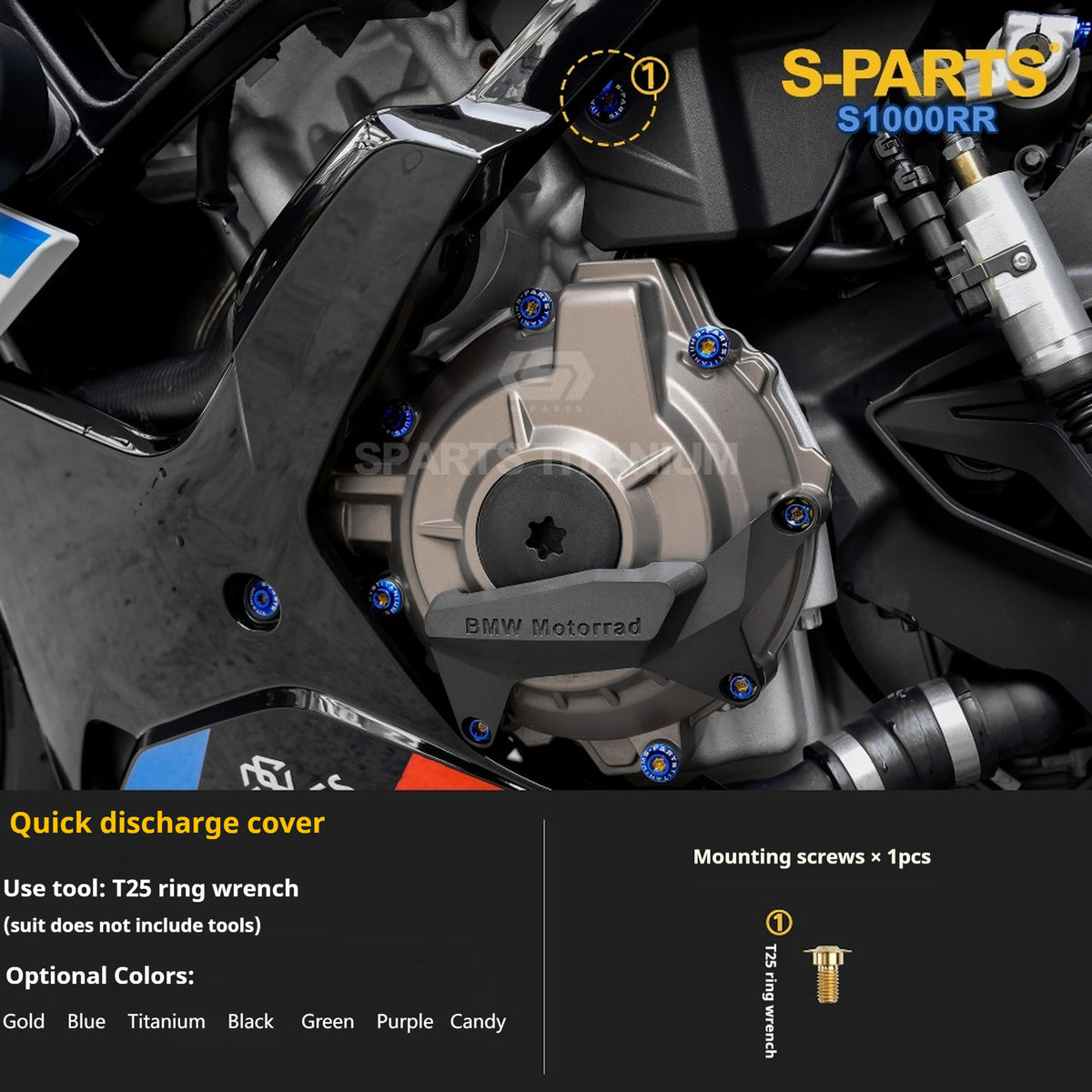SPARTS | BMW S1000RR Titanium Bolt Upgrade Kit