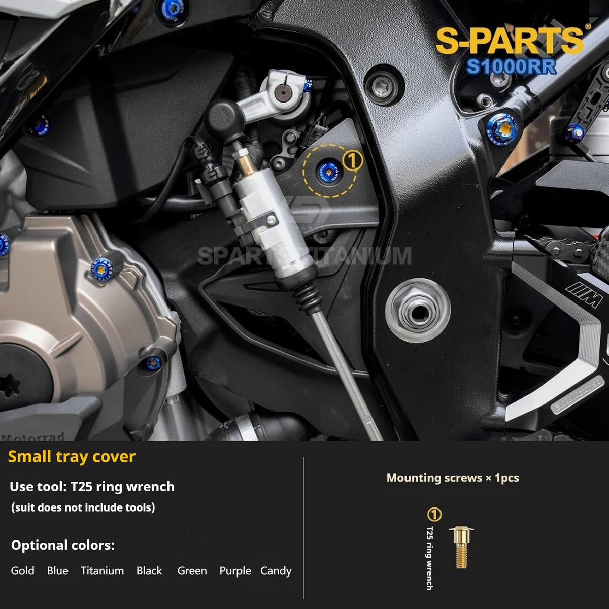 SPARTS | BMW S1000RR Titanium Bolt Upgrade Kit