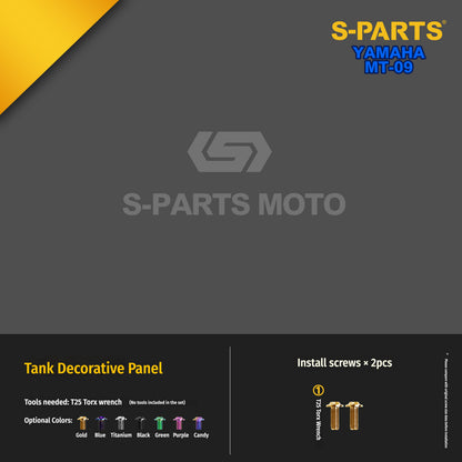 SPARTS Titanium Bolt Kit | TC4 Grade for  Yamaha MT-09 Motorcycle Fasteners