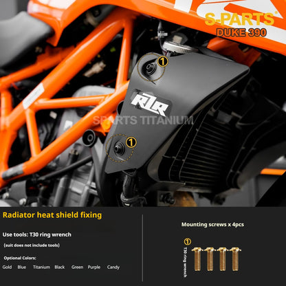 SPARTS KTM Duke 390 Full Bike Titanium Bolt Kit | Premium TC4 Motorcycle Fasteners