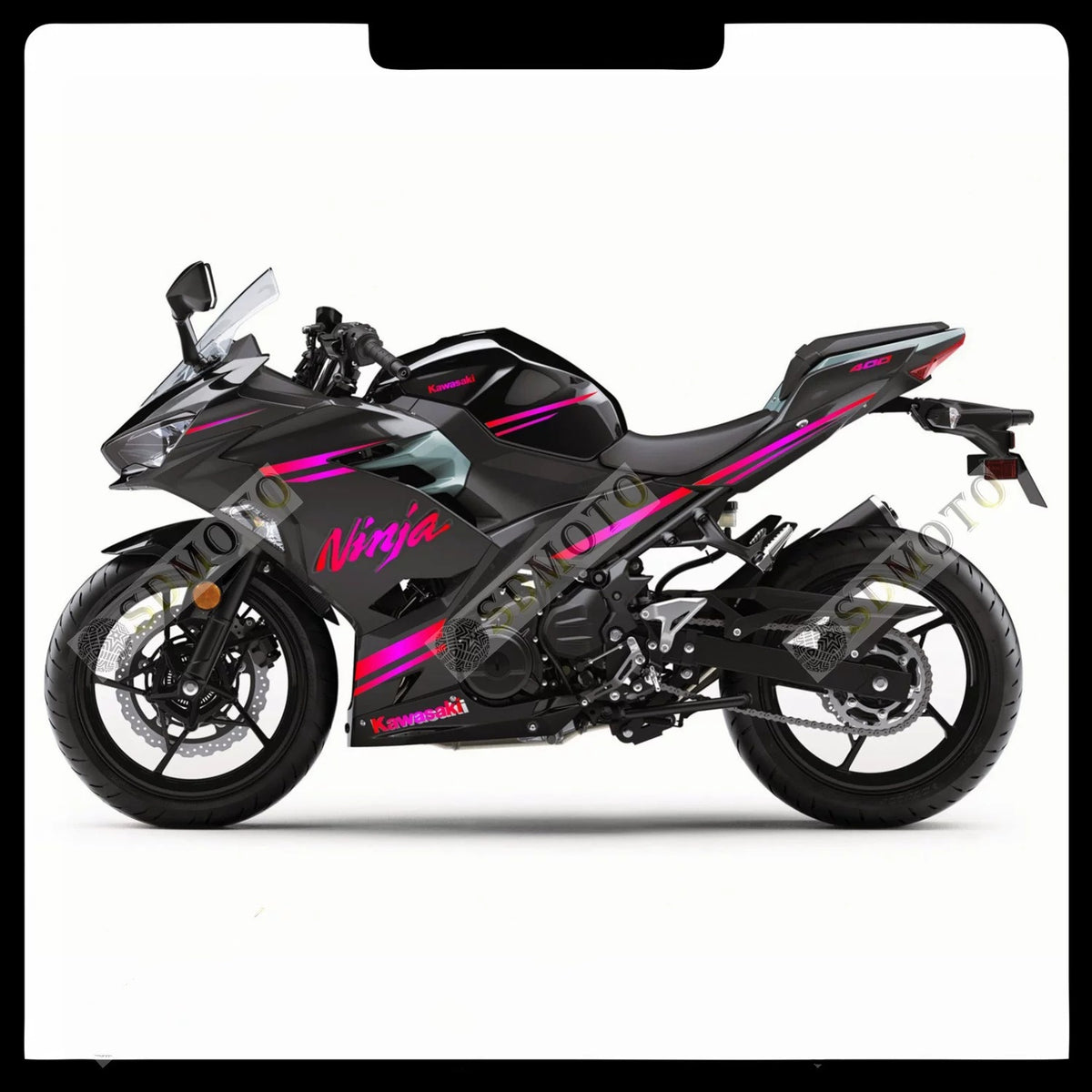 Kawasaki Ninja 400 ZX-4R Full Body Decals Waterproof Motorcycle Graphics Stickers