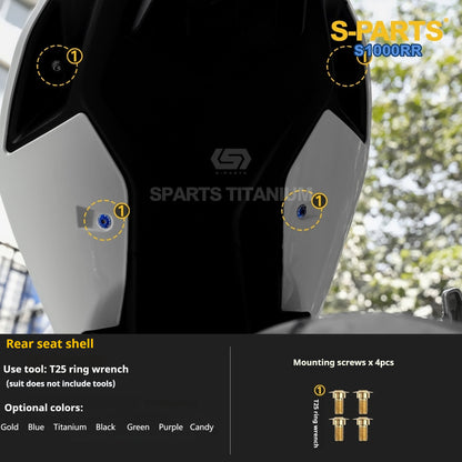 SPARTS | BMW S1000RR Titanium Bolt Upgrade Kit